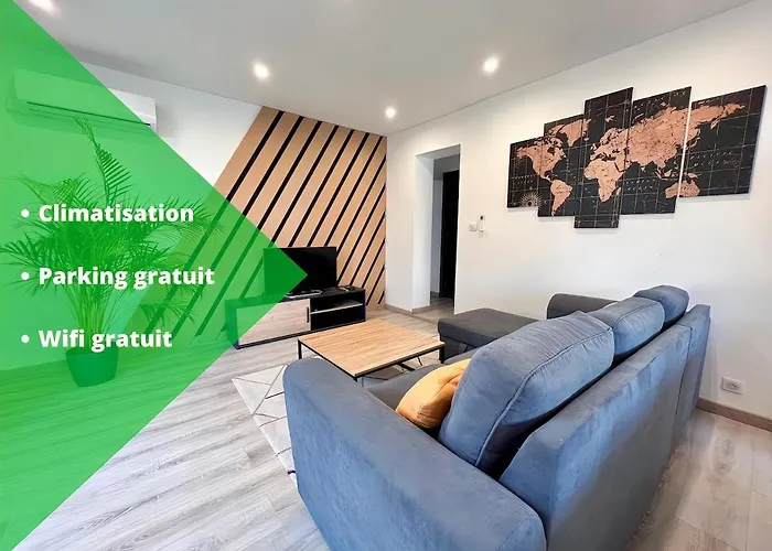 Le Moderna - Clim Parking Wifi Bbq Apartment Coulounieix-Chamiers